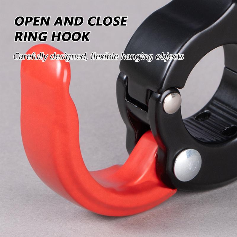 SEAMETAL Motorradhelmhaken Aluminiumlegierung Gepäckhelmaufhänger Fahrradroller Haken Hängehaken Zubehör