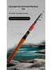 Ultra-Compact Carbon Telescopic Sea Fishing Rod - Portable Mini Design for Long-Casting.