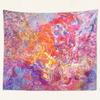 Vibrant Abstract Art Tapestry Wall Decor Colorful Swirls for Home Living Room Bedroom Cozy Atmosphere Enhancement