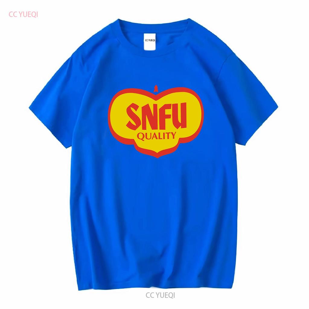 Snfu tourt um die Welt und anderswo Hardcore-Punk 80er Remake Shirt TE2506 lange Ärmel Vintage Gewaschen Stilvoll