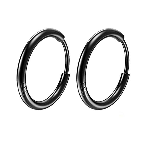 

New Arrival 2Pcs Stainless Steel Fine Circle Hoop Earrings For Women Septum Helix Tragus Ear Piercing Jewelry Ear Bone Buckle 6mm