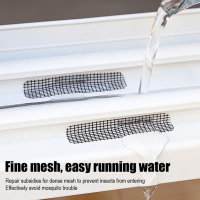 2 Rolls Window Screen Repair Tape 5cm Width Self-Adhesive Window Screen Repair Patch for Mosquito Nets Tents Weatherproof Anti-Insect Fly Mesh Broken