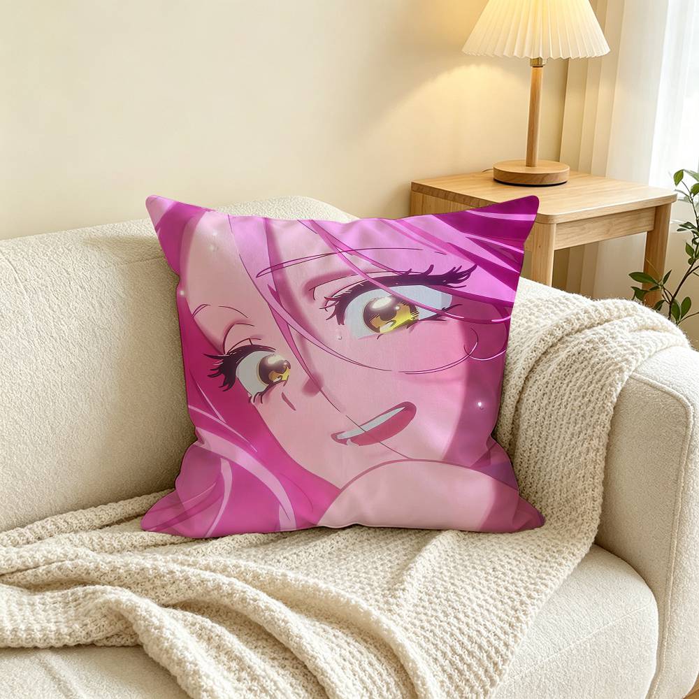 Alien Stages Mizi Square Double-Sided printed Pillow Case Bedroom Bedside Pillow Sofa Cushion Cover