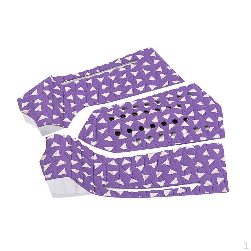 Pad Surfboard Surfing Mat Anti-Slip Traction фиолетовый