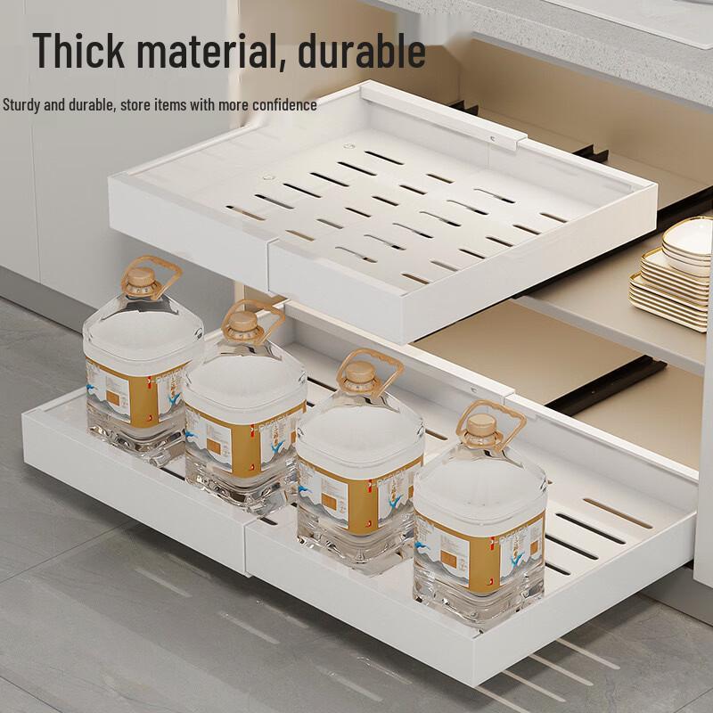 Handun Adjustable Pull-Out Cabinet Organizer Shelf