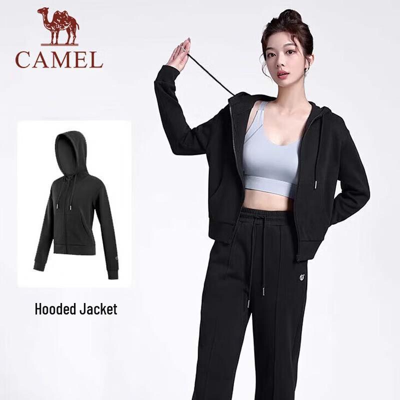 CAMEL Women s Hooded Casual Sports Jacket M