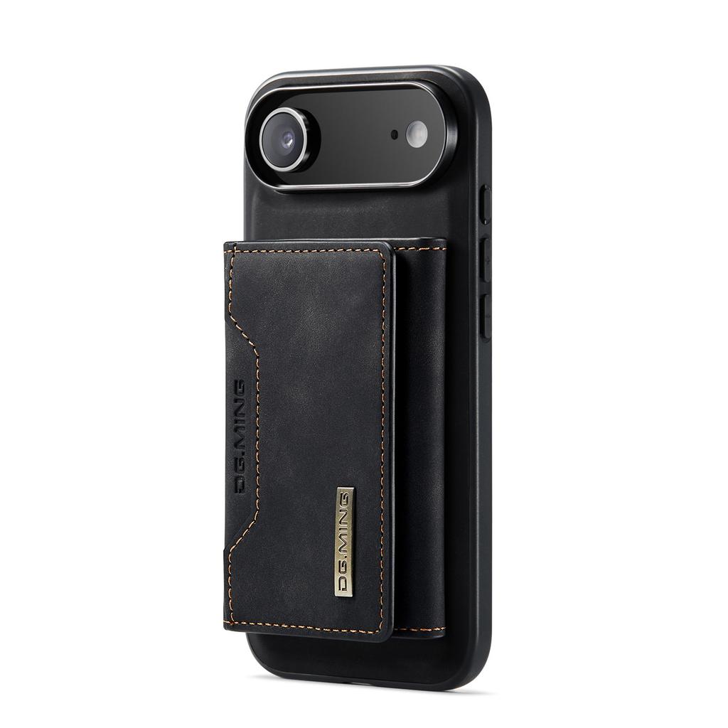 DG.MING M2 Series for iPhone 17 Air Case PU+PC+TPU Phone Cover Detachable Wallet