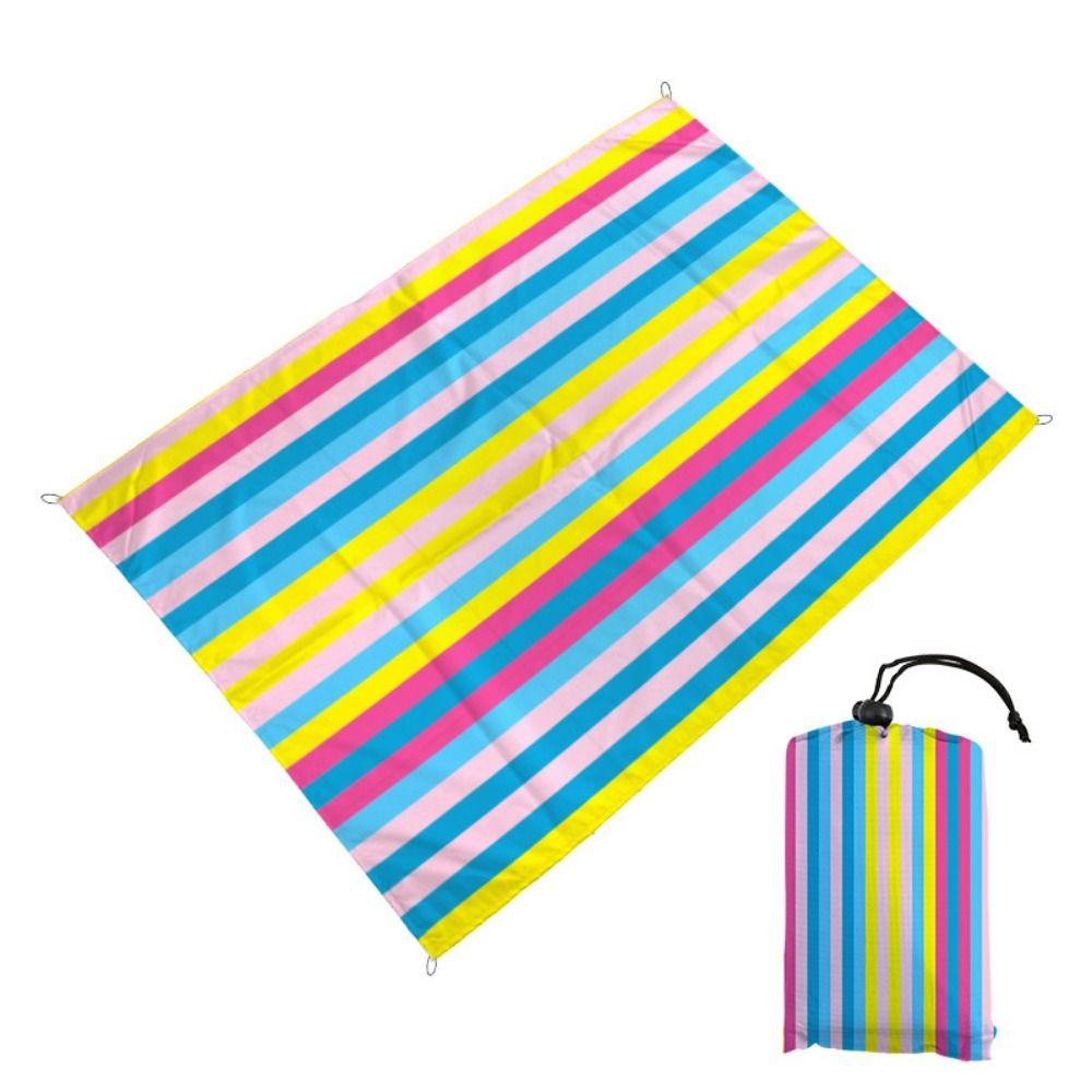 Tragbare Faltbare Picknickdecke mit Sack Wasserdichtes Zelt Neue Strandplane Camping Wandern