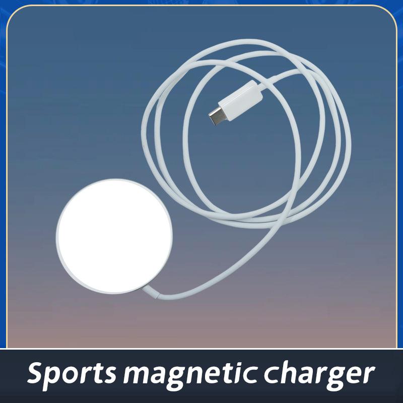 Magnetická bezdrátová nabíjecí podložka USB + Type C Pro Magsafe iPhone 16 15 14 13 12 Pro Max Průhledná Dokovací stanice pro rychlé nabíjení