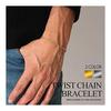 LUXSTAR Bracelet Twist Chain Thin Metal Hypoallergenic Stainless Steel Men's Women's