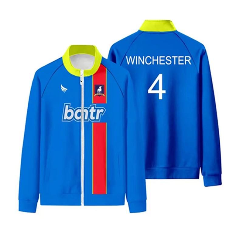 COS Football Coach Stand Collar Sweatshirt Ted Lasso AFC Richmond Casual Jacket Men