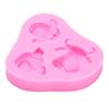 Farm Animal Silicone Fondant Pattern Sheep Pig Cow Mixed Shape for Resin Casting Chocolate Cake