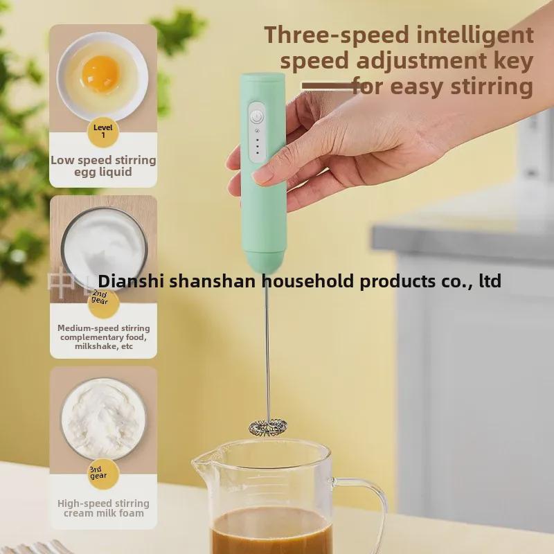 Electric Handheld Milk Frother and Egg Beater