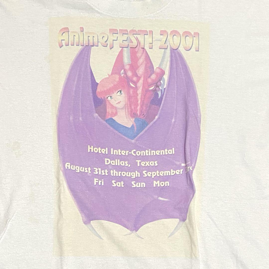 

[USED] 00s ANIME FEST 2001 T-shirt XXL Anime Event