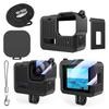 Camera Protective Accessories Set for Camera Including Black Silicone Case and Tempereds Glass Film
