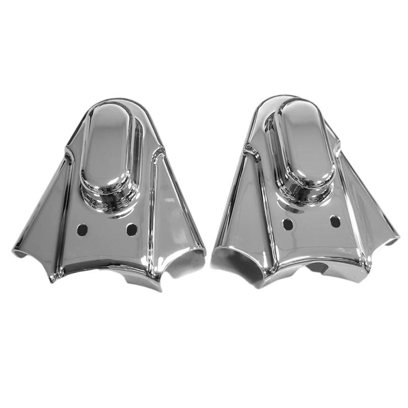 Rear Phantom Swingarm Axle Covers For Softail Springer EFI FXSTSI FXSTD FLSTF FLSTN Motorcycle Chrome Metal