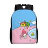M-Melodies Backpack for Men Women School College Student Bookbag Fits 15 Inch Laptop Cute Rabbit Bags