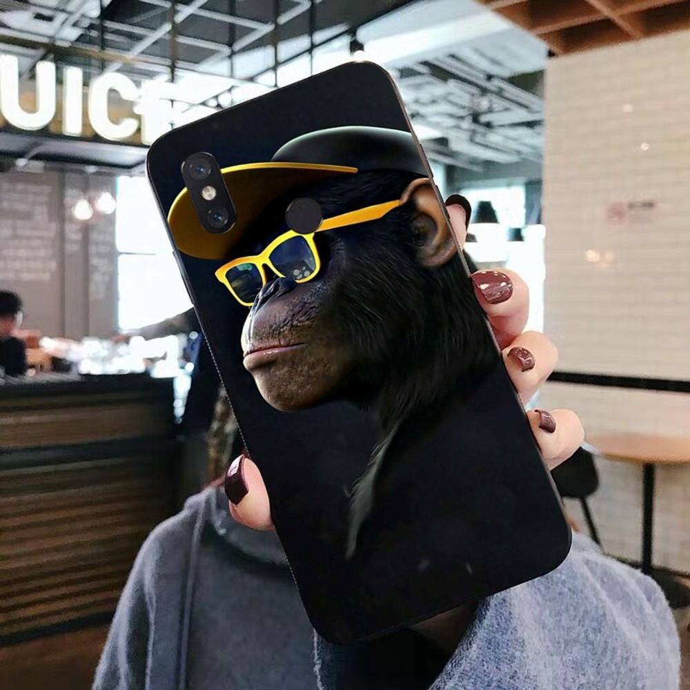 

COOL Monkey Gorilla Ape Phone Case For Xiaomi Mi 5X 8 9 10 11 12 Lite Pro 10T PocoX3pro PocoM3 Note 10 Pro Lite Xiaomi Mi 9 Lite