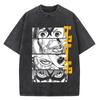 Dandadan Okarun T-Shirt Herren Japanisches Anime T-Shirt Cartoon Hohe Qualität Baumwolle T-Shirt Ästhetisches Mode T-Shirt Männlich