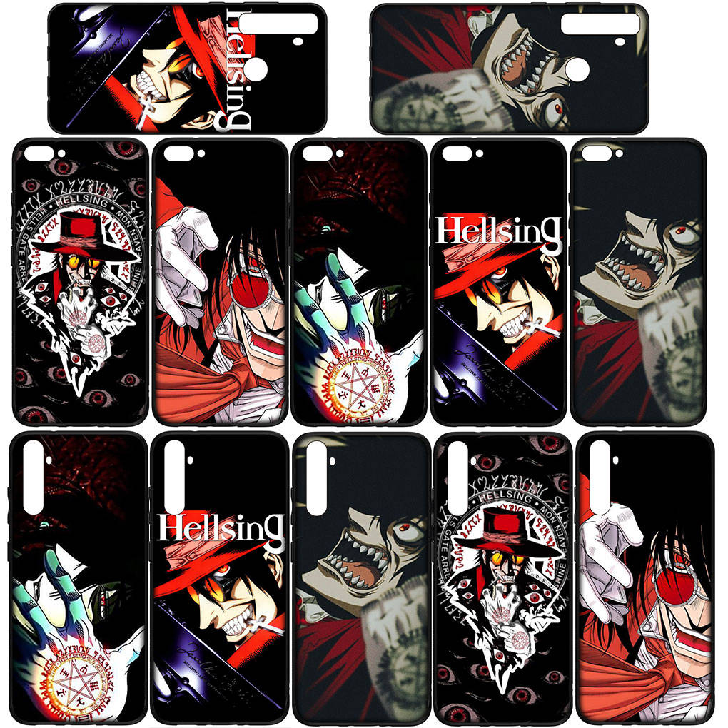Cover for iPhone 16 15 Xiaomi Redmi Note 14 13 12 11 Pro Max X 8 9 16e Samsung Galaxy S25 S24 S23 Moto G85 G75 OPPO Huawei Hellsing Alucard Phone Case
