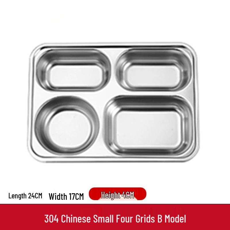 Yuzhuxun 304 Stainless Steel Divided Plate with Lid