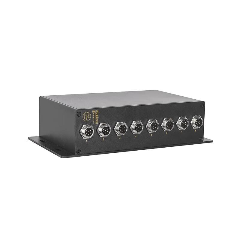 Maiwei Industrial 9-Port M12 100M Wall-Mounted Ethernet Switch