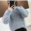 Winter Ladies Sweater Loose Outside Lazy Wind Women's Autumn and Winter Thickened Knitted Set Head