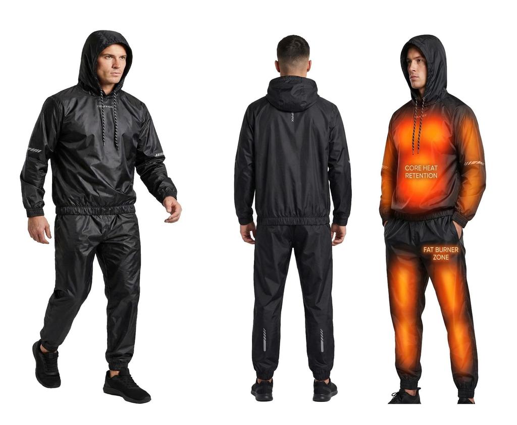 Tuta Sauna Sudore per Dimagrimento Palestra Allenamento Ciclismo Pugilato Corsa