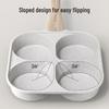 ZISIZ 4-Hole Non-Stick Egg Burger Frying Pan
