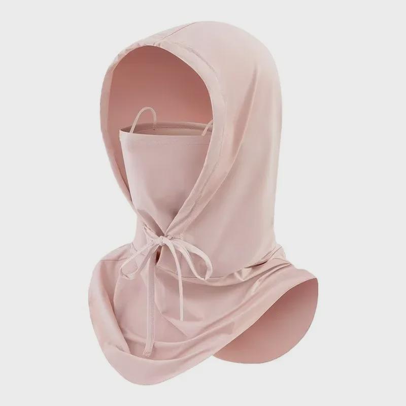 Unisex Summer UV Protection Mask Hat with Integrated Neck & Face Shield for Cycling