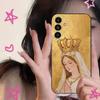 Virgen Mary Virgin Bible Phone Case For Samsung S24,S21,S22,S23,S30,Ultra,S20,Plus,Fe,Lite,Note,10,9,5G Black Soft Cover
