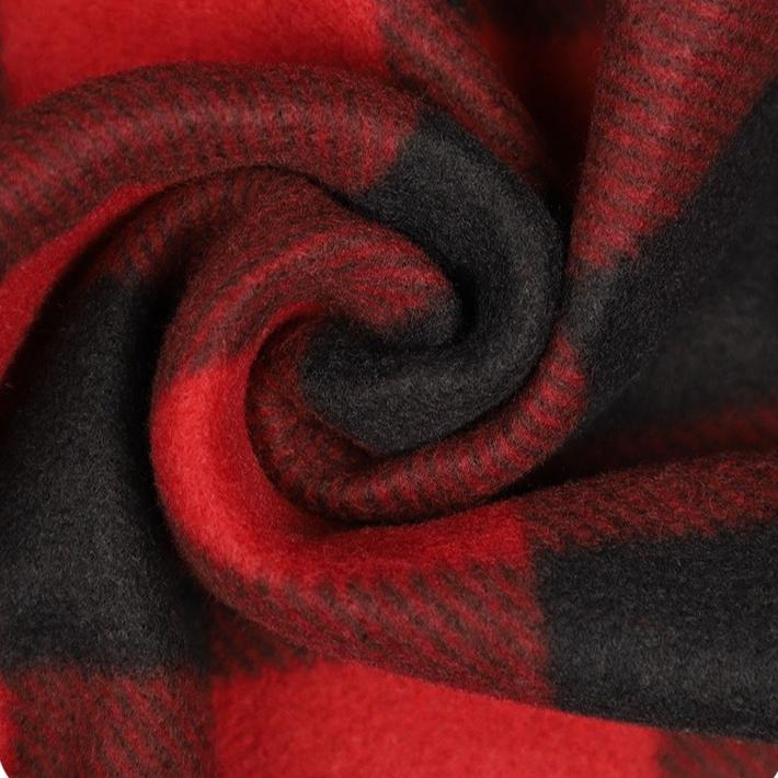 Warm Thick Fleece Plaid Shirt Jacket for Men Winter Sherpa Lined Hoodie Flannel Shirts Coat with Pockets Men's Windproof Zip Up Jackets with Hood