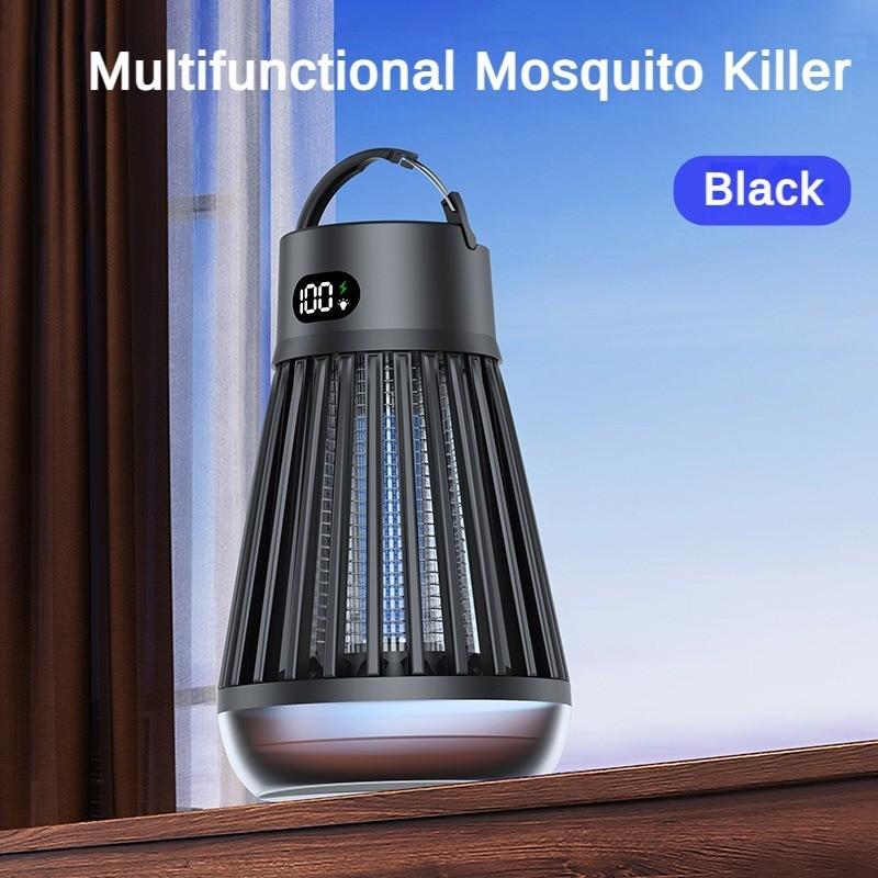 

Household Mosquito Lamp New Indoor High-capacity Lithium Battery Mosquito Repellent Lamp Multifunctional Waterproof Purple Light Mosquito Killing Lamp чёрный