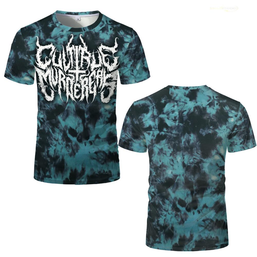 

Чоловіча футболка Metal Rock Gothic Retro Стиль Punk Y2K Oversize Hip-hop З круглим вирізом З коротким рукавом Футболка 2XL