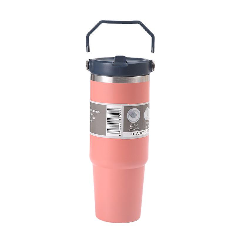 30oz Portable 304 Stainless Steel Insulated Cup for Cold Preservation – Outdoor Car Cup
