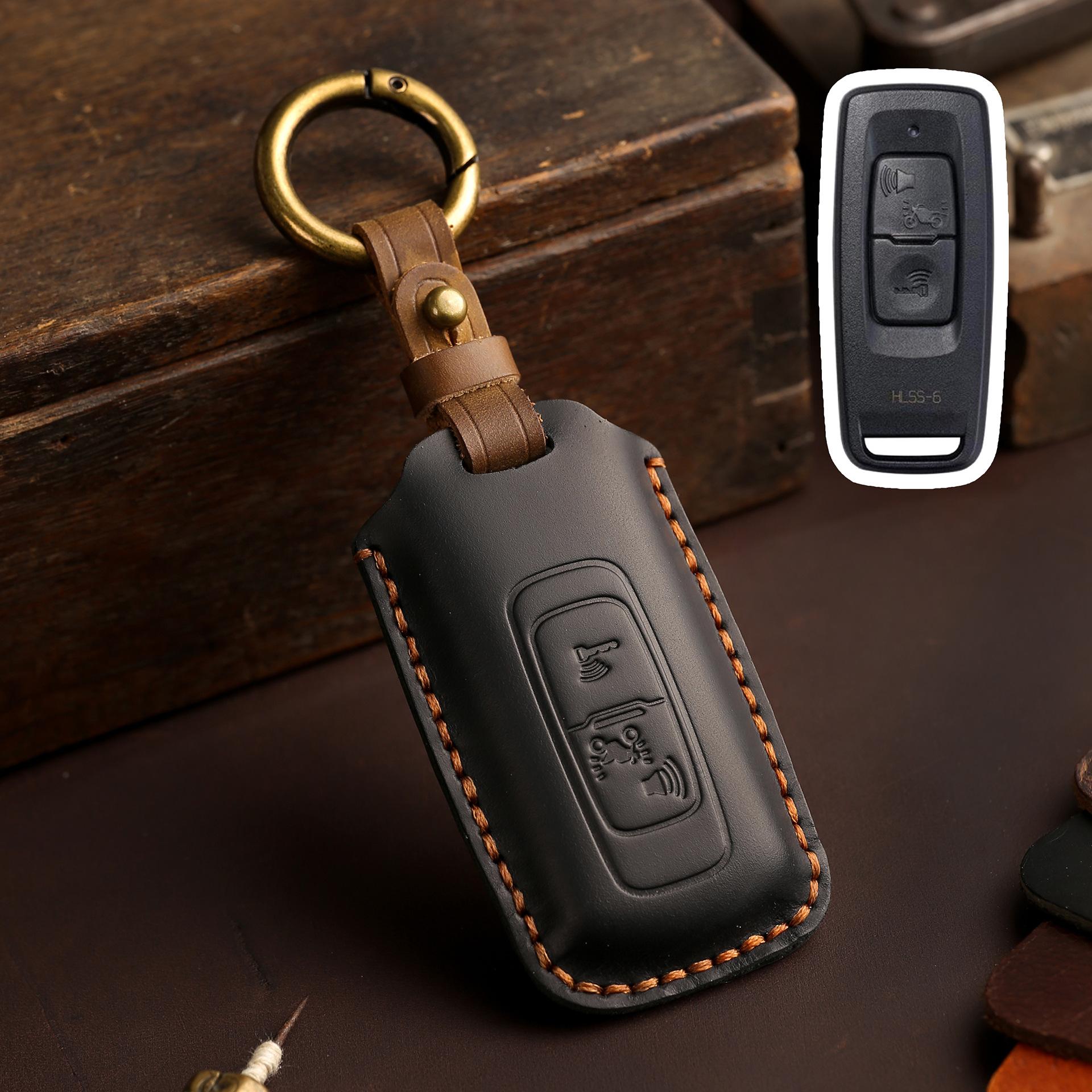 

Applicable Honda Pcx160 Motorcycle Key Case Lead125 Sh300 Ns110R Remote Control Leather Case чорний