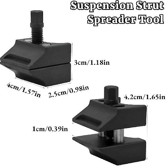 Acouto Suspension Strut Spreader Tool, Suspension Strut Split Hub Steering Knuckle Spreader Strut Mount Remover Tool Ball Joint Splitter