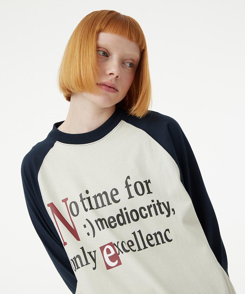URBANAGE No Time Raglan Long Sleeve_Navy