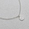 [As Little] Silver 925 Queen Coin Simple Double Row Chain Bracelet
