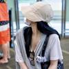 Adult Spring Sun Hat Adjustable Drawstring Fisherman Cap Breathable Hat Casual