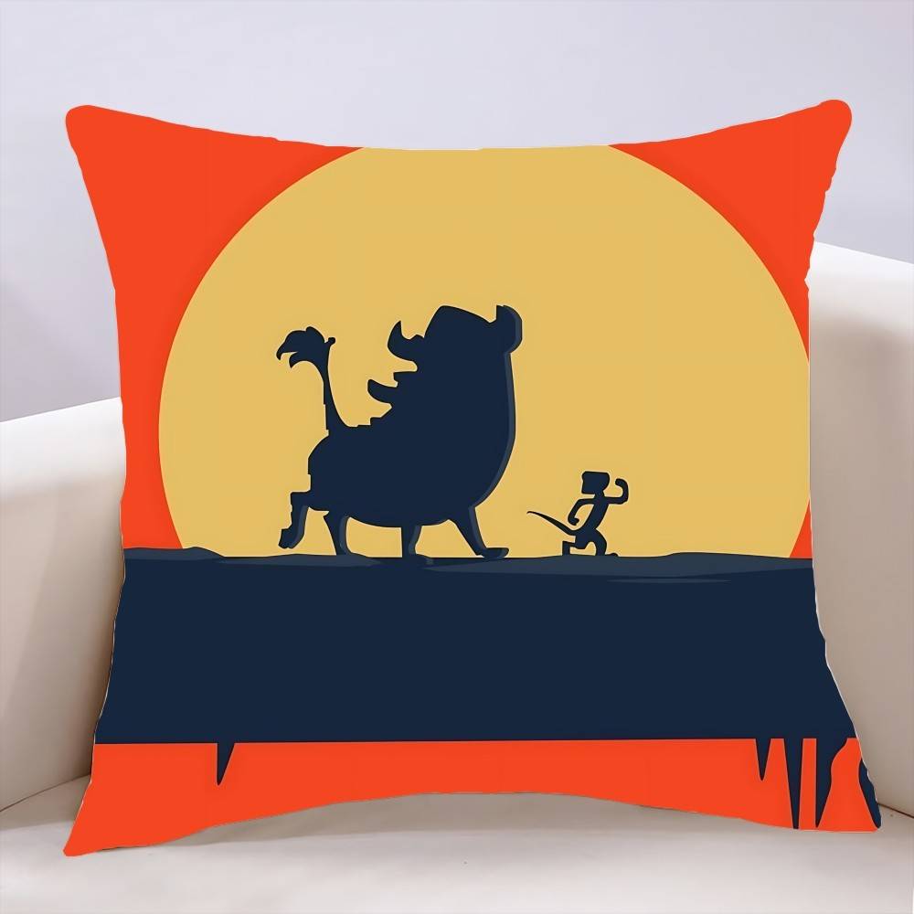 

L-Lions-K-Kings Наволочка Чехол для подушки Мягкий Милый Наволочка для диванной подушки для автомобиля Полиэстер с молнией 16x16Inch