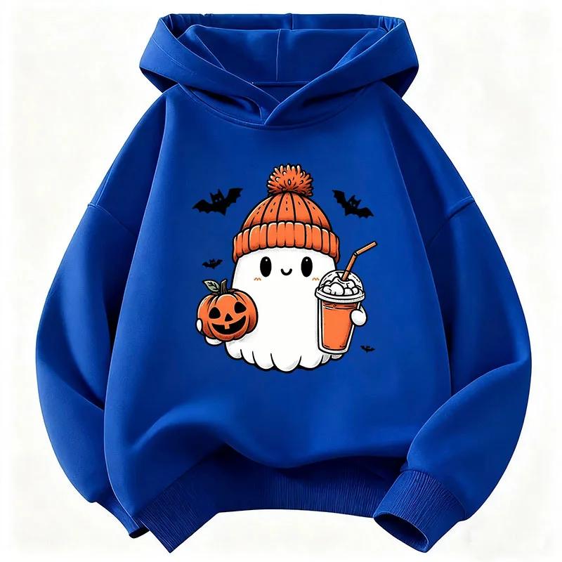 Fun hooded sweatshirt for children in autumn and winter,suitable for both boys and girls for Christmaship-hop style casual wear.