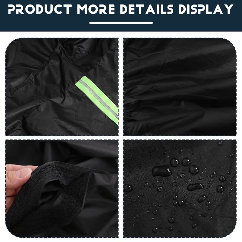 For Jeep Wrangler TJ Waterproof Anti-Ultraviolet Sunshade Dust Cover Half Heat ulation Car Cover