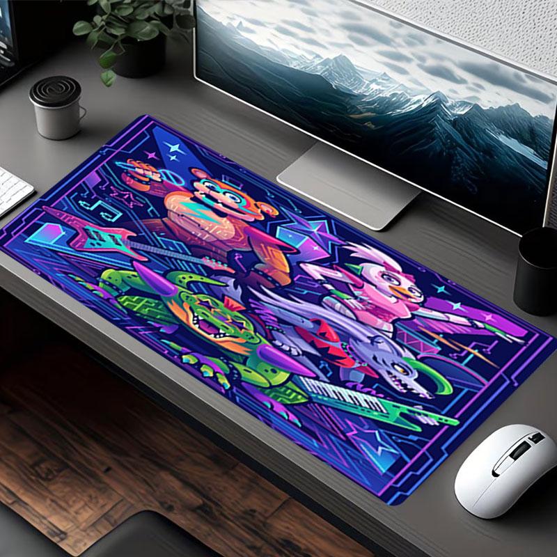 Ποντικοουαλί Five Nights at Freddy's, για Πληκτρολόγιο Pad Laptop PC Mat για Γραφείο Οικιακή Χρήση, Διακόσμηση Γραφείου, Τέλειο Δώρο Γενεθλίων για Παίκτες
