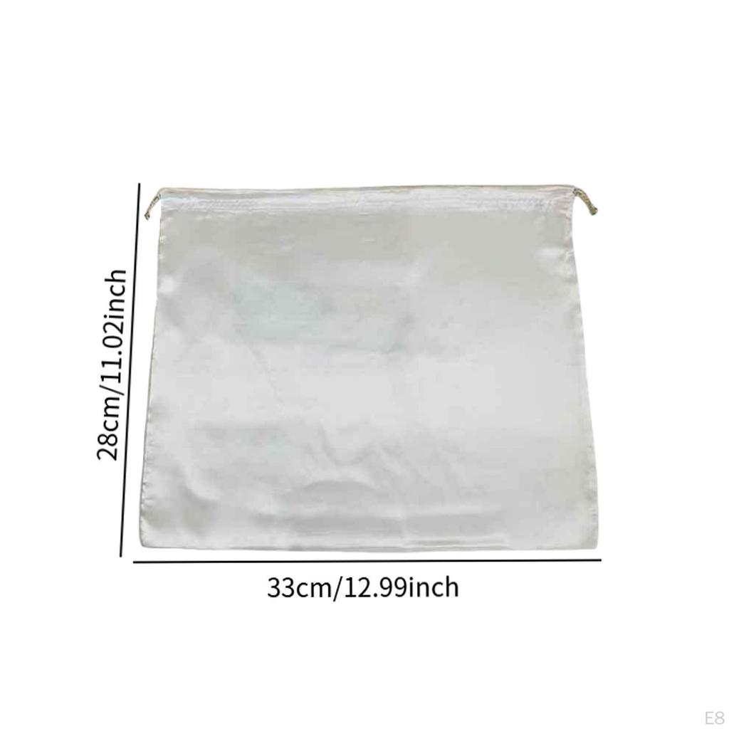 5 Stück Staubschutz Aufbewahrungsbeutel, Reisebeutel mit Kordelzug, Satin-Geschenktüten zur Verpackung