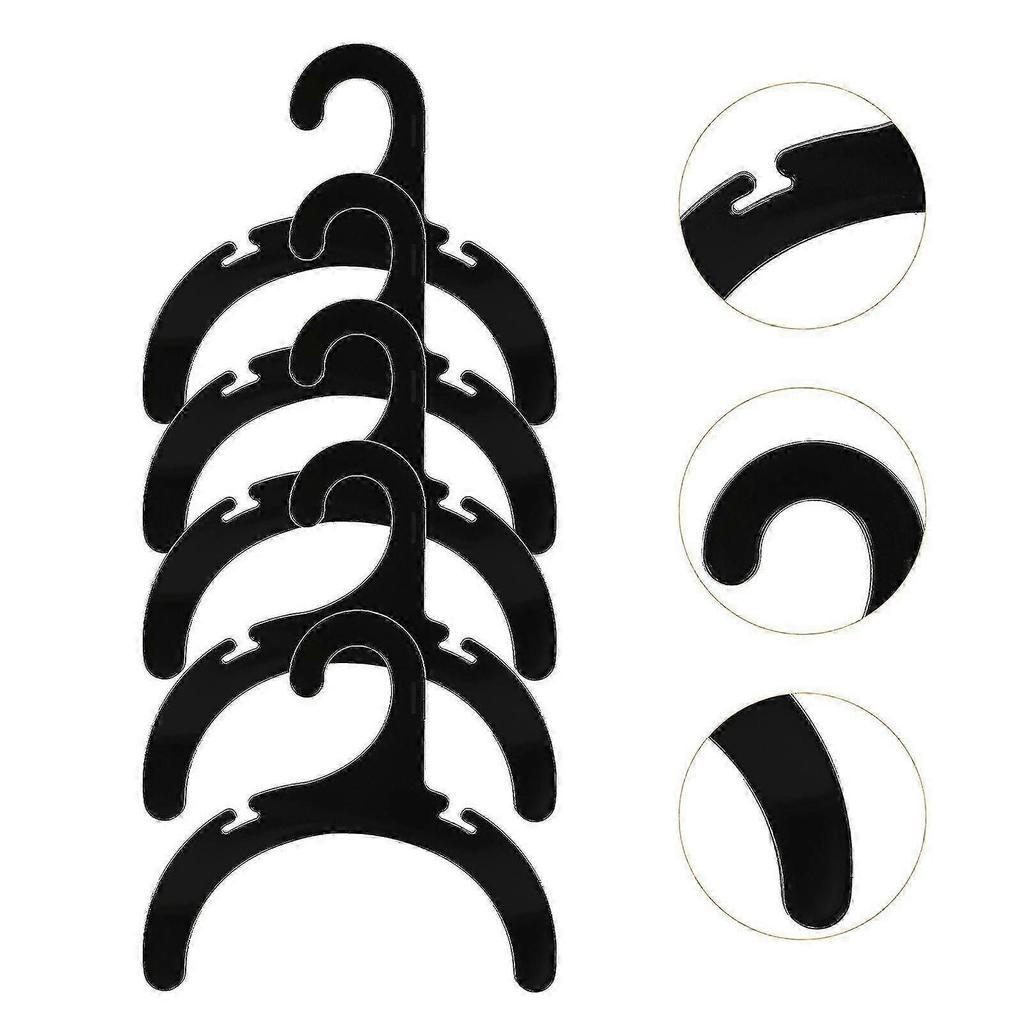 2025 24pcs Pet Apparel Hangers Dog Clothing Hanging Rack Supplies (Black)_Dec