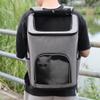 Portable Double‑Shoulder Pet Backpack Breathable Cat Dog Carrier Bag Large Capacity Outdoor Travel Pet Supplies