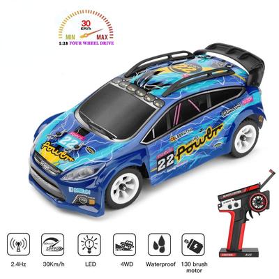 1/28 284010 Mini Car 4WD Off Road 30km/h Racing Speed Cars 2.4G Remote Control Vehicle Model with Light