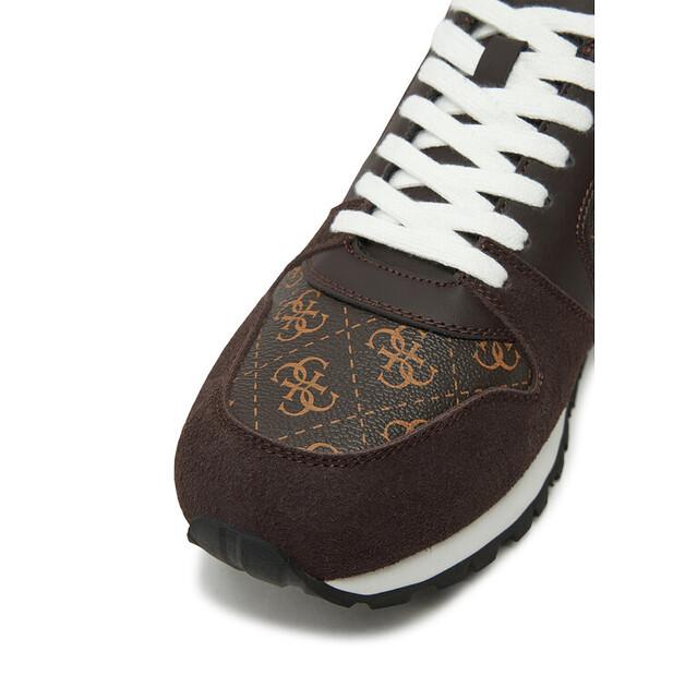 Мужские кроссовки Guess Fmparo ell12 коричневые