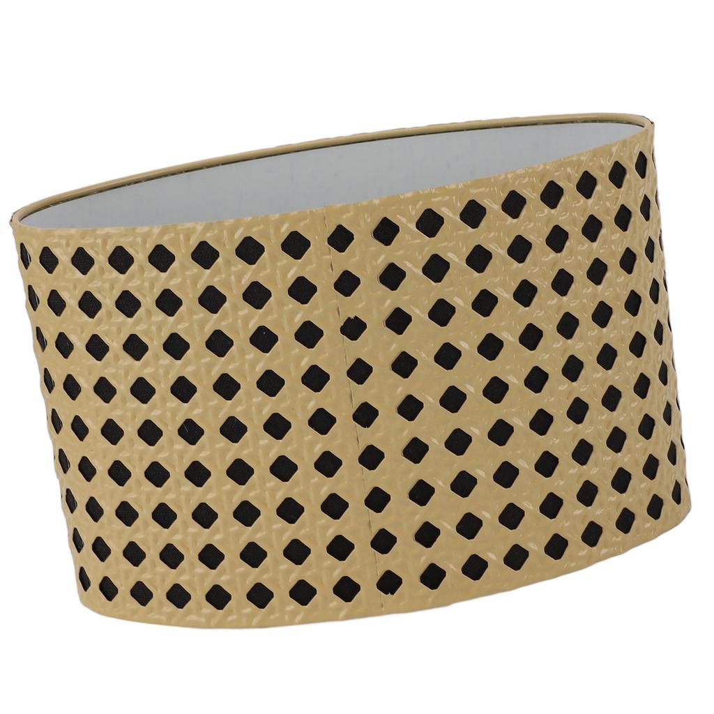 Lampshade Oval Shaped Hollow Metal Carved Compatible E27 E14 Caliber Lampholders Lamp Cover for